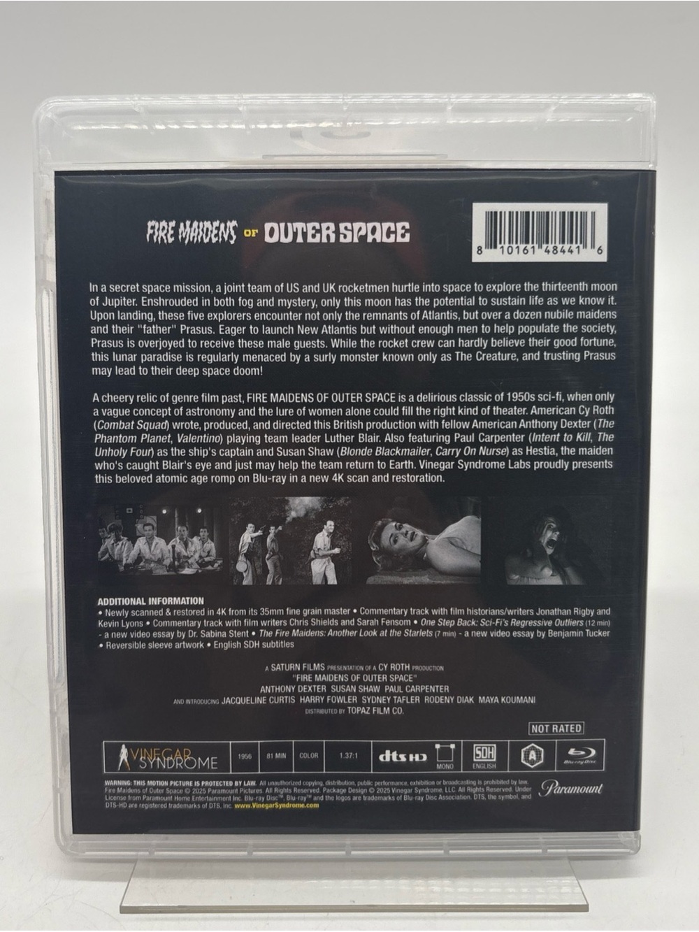 Fire Maidens of Outer Space (Blu-ray, 1956) with Slipcover - Vinegar Syndrome - Picture 4 of 4